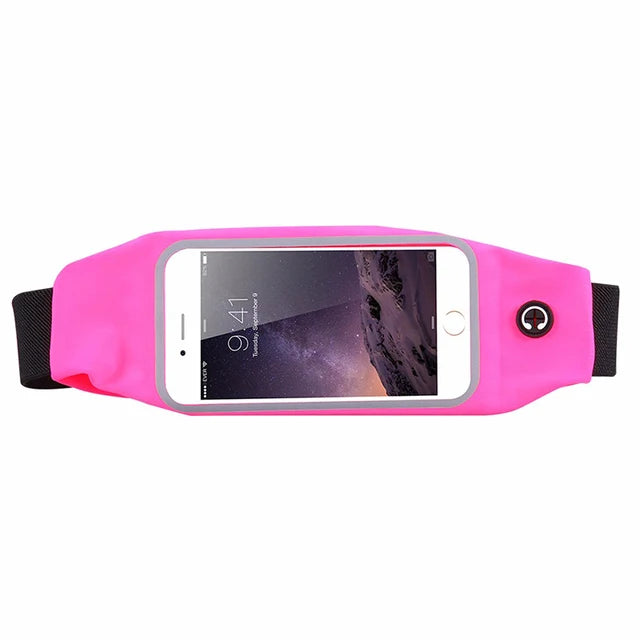 Sports Armband Waist Belt  Essential Elegance By MustardSeed.com Pink  