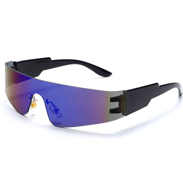 Sport Fashion Goggle Sunglasse  Essential Elegance By MustardSeed.com Black Blue  