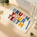 Plush Microfiber Bath Mat  Essential Elegance By MustardSeed.com L brush 40x60cm 