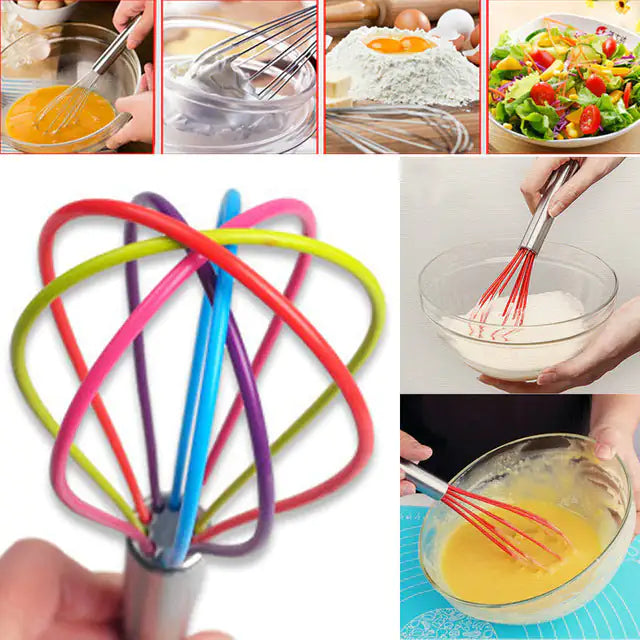 Kitchen Silicone Whisk  Essential Elegance By MustardSeed.com   