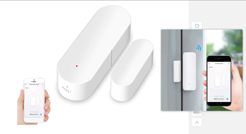 Smart Home Door Sensor  Essential Elegance By MustardSeed.com White2  