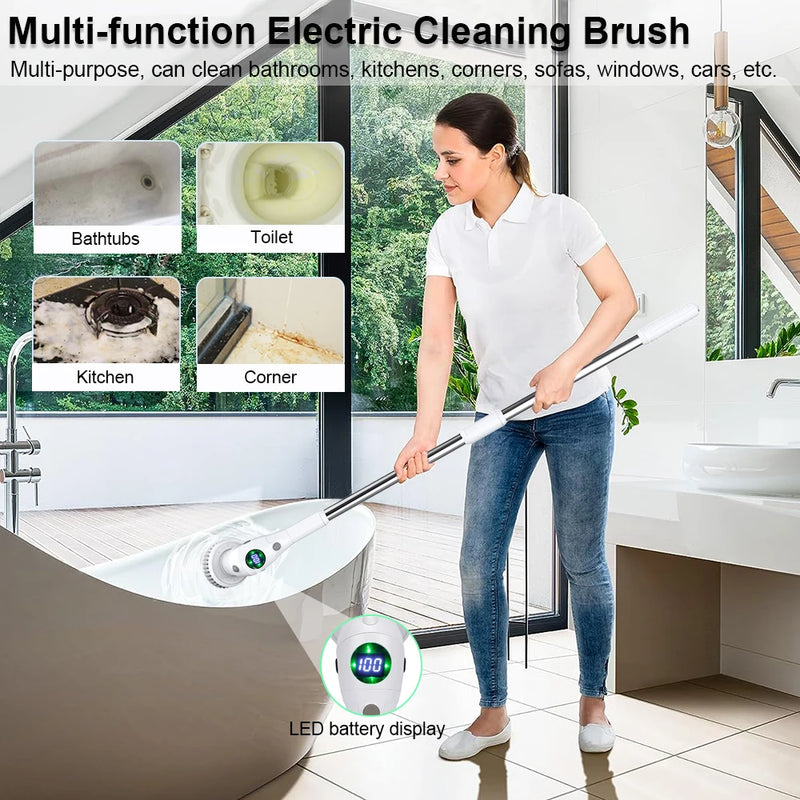 Electric Cleaning Brush  Essential Elegance By MustardSeed.com   