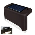 Waterproof Solar Deck  Step Lights  Essential Elegance By MustardSeed.com White 4PCS 