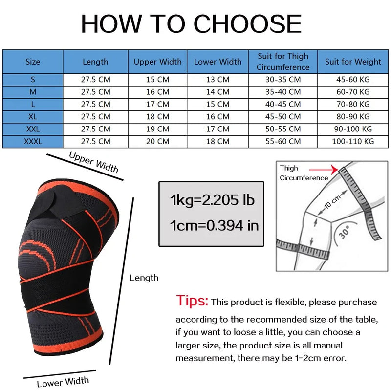 Sports Men Kneepad  Essential Elegance By MustardSeed.com   