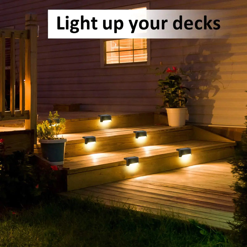 Waterproof Solar Deck  Step Lights  Essential Elegance By MustardSeed.com   