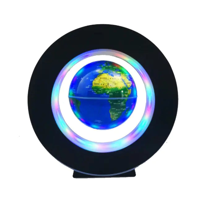 Magnetic Globe Lamp Lights  Essential Elegance By MustardSeed.com Blue Globe Light EU Plug 