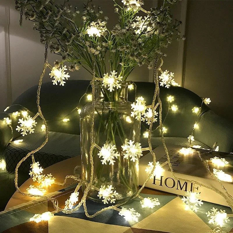 LED Snowflake Lights  Essential Elegance By MustardSeed.com   