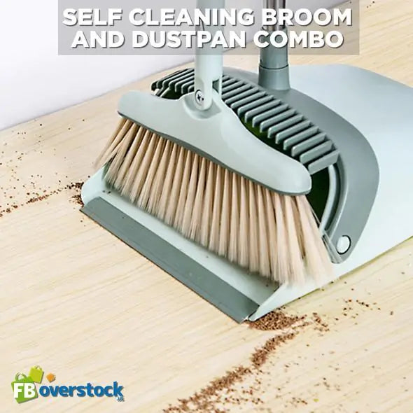 Self Cleaning Broom  Essential Elegance By MustardSeed.com   