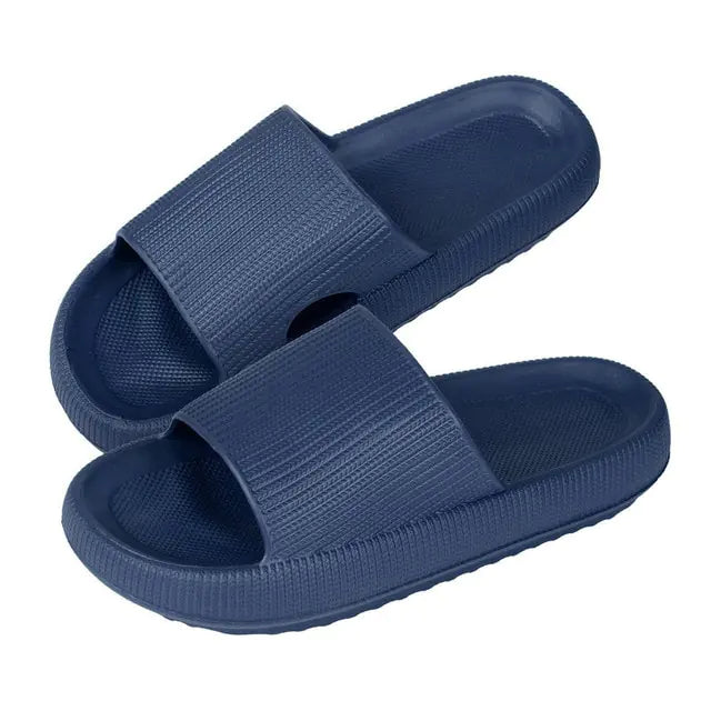 Bathroom Indoor Slipper  Essential Elegance By MustardSeed.com B-Navy 44-45(27-27.5cm) 