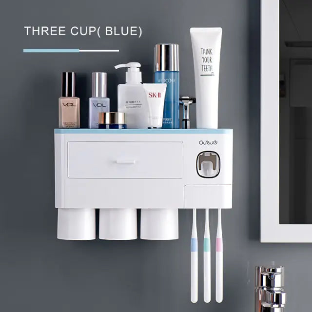 Bathroom Magnetic Storage Rack  Essential Elegance By MustardSeed.com CF048-8 30*18.8*10cm 