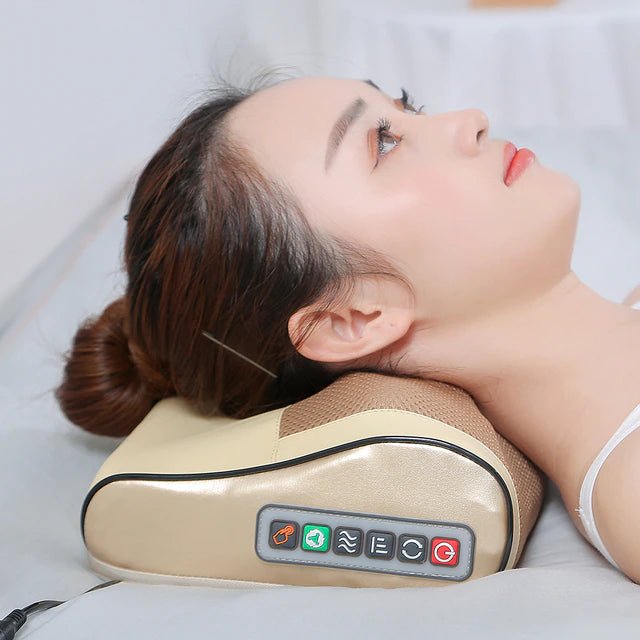 Electric Shiatsu Massage Pillow  Mustard Seed1 Six Button US Plug 