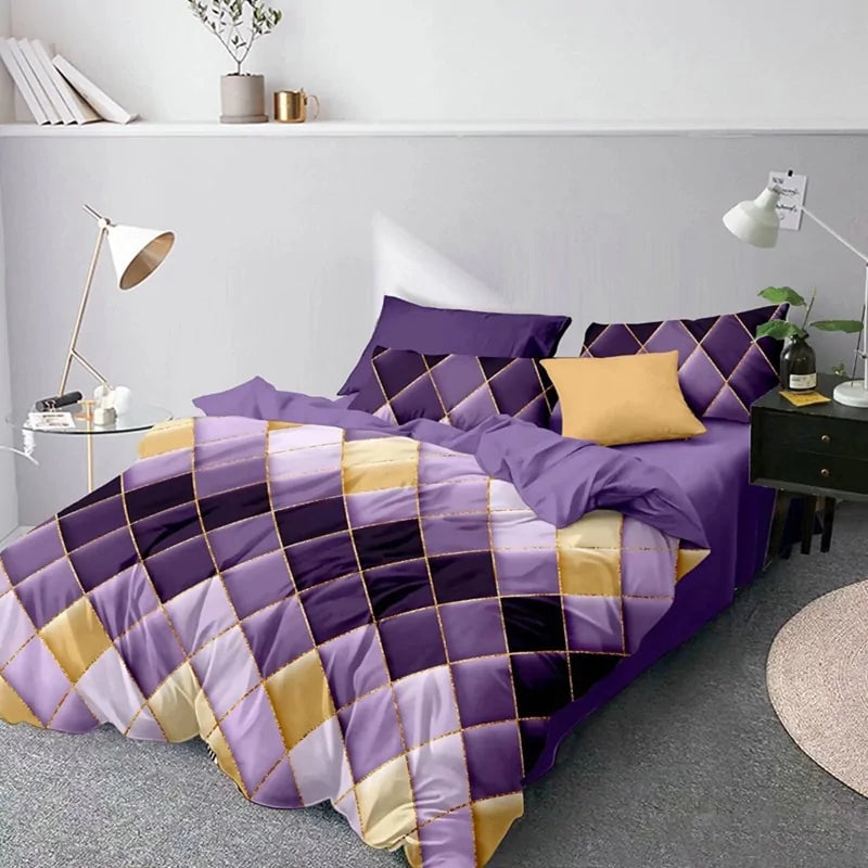 Geometry Comforter Bedding Set  Mustard Seed1   