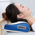 Electric Shiatsu Massage Pillow  Mustard Seed1 Four Button Blue US Plug 